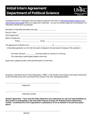 Fillable Online Cas Umkc Complete This Form In Discussion With Your