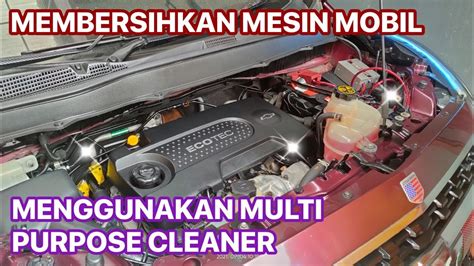 Cara Membersihkan Mesin Mobil Menggunakan Multi Purpose Cleaner Youtube