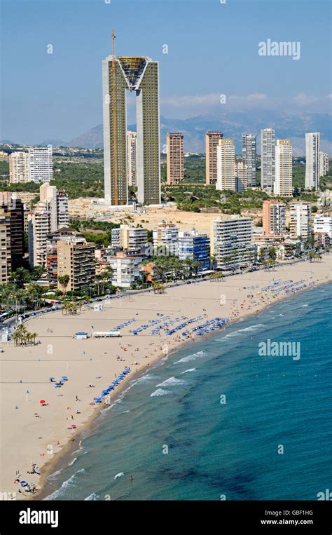 Playa De Poniente Beach Intempo Skyscraper Benidorm Edificio Intempo