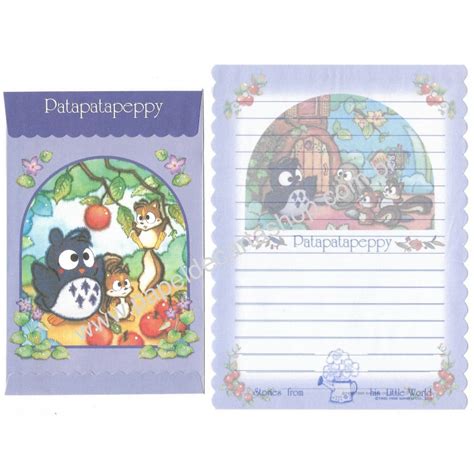 Ano Conjunto De Papel De Carta Patapatapeppy Caz Vintage Sanrio