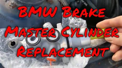 Bmw Brake Master Cylinder Replacement Step By Step Youtube