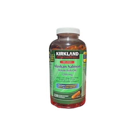 Kirkland Signature Wild Alaskan Salmon Whole Fish Oil