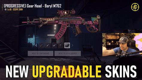 New Progressive Skins In Pubg Weapon Upgrade System Youtube