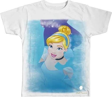 Camiseta Cinderela - Camisa Camiseta Personalizada Cinderela Princesa Festa 03 ...