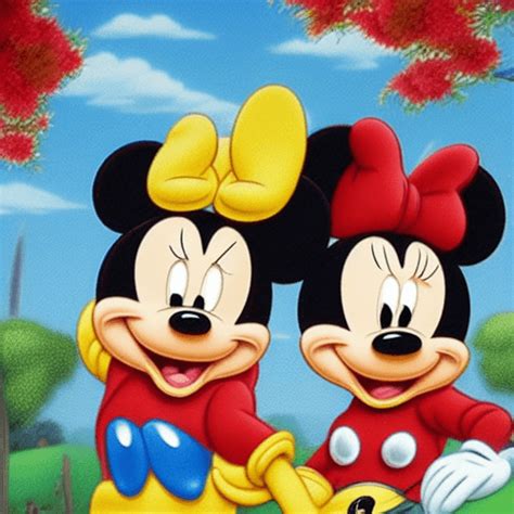 Micky Mouse Y Sus Amigos Al Estilo Disney Creative Fabrica