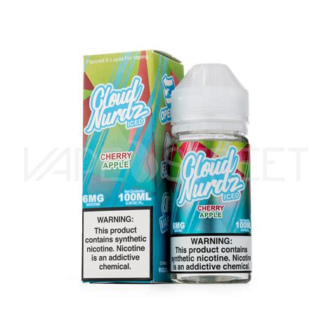 Cloud Nurdz Iced Cherry Apple 100ml Vape Street