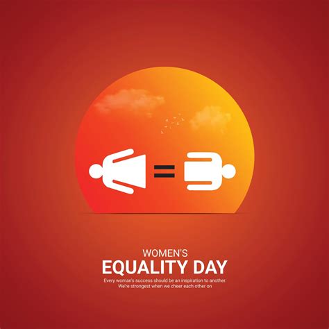 Womens Equality Day Creative Ads Design Womens Equality Icon