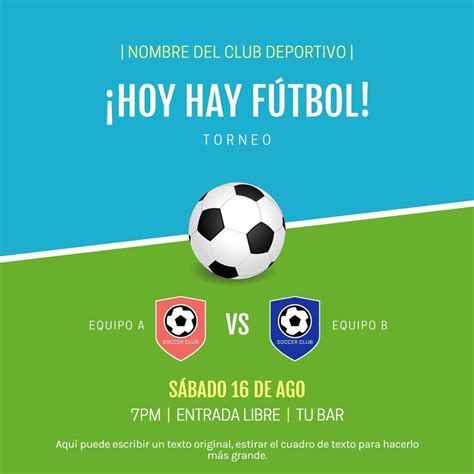 Carteles Para Promocionar Partidos De Fútbol En Un Bar