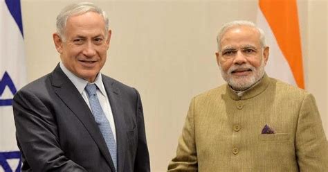 During His First Visit To Israel Prime Minister Narendra Modi Signed