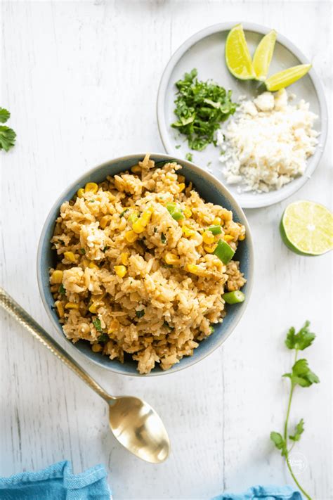 Easy Mexican Street Corn Rice Bowls Recipe The Fresh Cooky