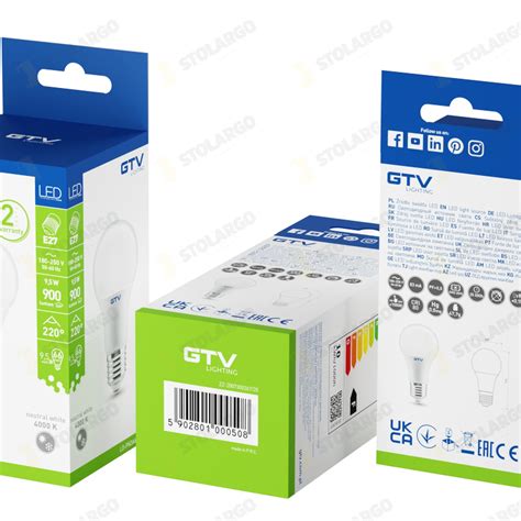 Stolargo GTV LD PN3A60 10W Żarówka LED A G A60 SMD 2835 4000K E27 95W