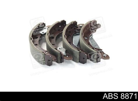 8871 ABS колодки тормозные задние барабанные