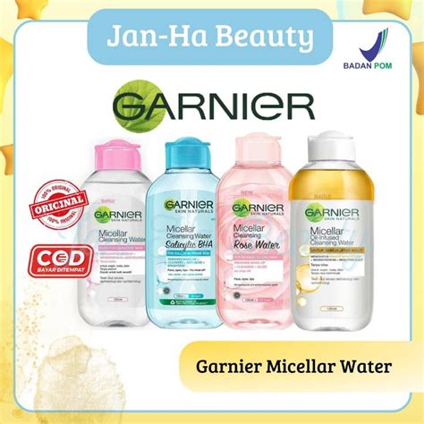 Jual Garnier Micellar Water Pink Salicylic Blue Rose Water Cleanse And Glow Micellar Oil