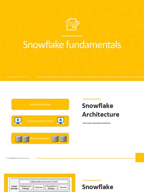 Snowflake Architecture | PDF | Cache (Computing) | Cloud Computing