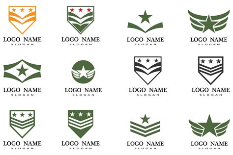 Military Logo Vector Graphic by Redgraphic · Creative Fabrica