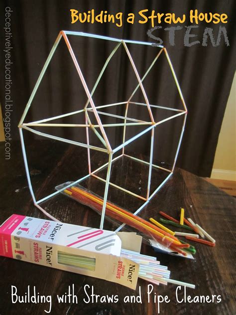 Relentlessly Fun, Deceptively Educational: Building a Straw House (STEM ...