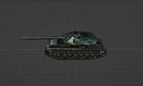 Stl File Bat Ch Tillon Bourrasque D Model World Of Tanks Model To