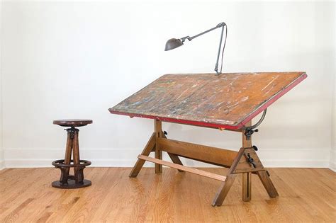 Hamilton Studio Drafting Table Vintage Drafting Table Art Studio