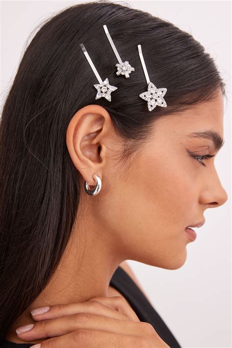 Buy Star Sparkle Hair Grips 3 Pack From Next Ukraine