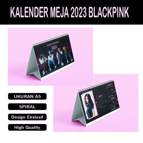 Jual Kalender Meja Kpop Blackpink Shopee Indonesia