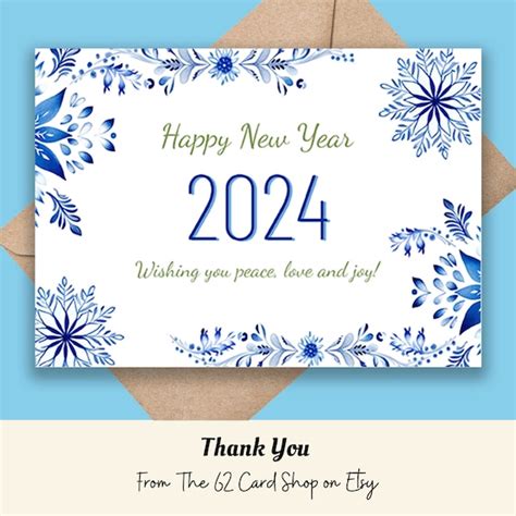 2024 Happy New Year Card - Val Libbie