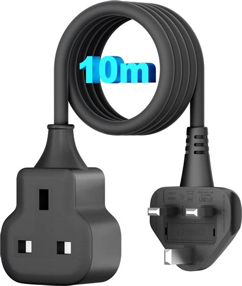 Tisdlip Long M Way Extension Socket Black Extension Lead A