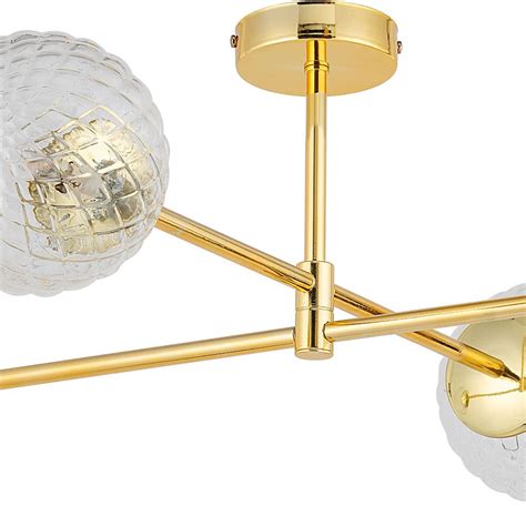 Elegancka Lampa Sufitowa Cadix Gold S Ardant Pl