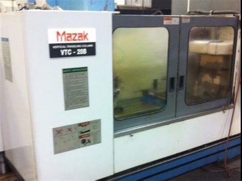 Used Mazak Vtc 20b Vertical Machining Centers Cc Machine Tools