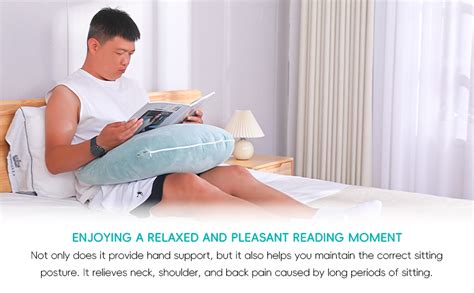 Amazon.com: TYYIHUA Gaming Pillow for Lap Arm Rest Gaming, for Reading