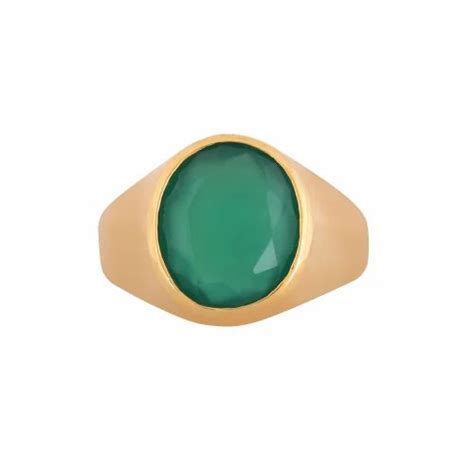 EMERALD PANNA Panchdhatu Ring Lab Certified ADJUSTABLE RING At 6500