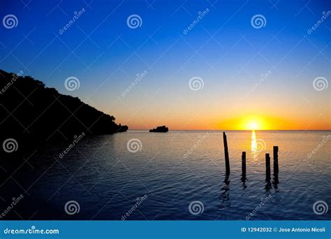 Caribbean Sunset II stock photo. Image of oceanscape - 12942032