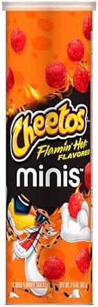 Amazon Minis Cheetos Canister Flamin Hot Bites