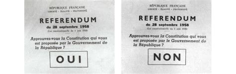 Le R F Rendum Du Septembre Histoire La Ve R Publique L