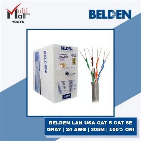 Jual Kabel Belden Usa Lan Utp Cat E Cat A Awg Meter