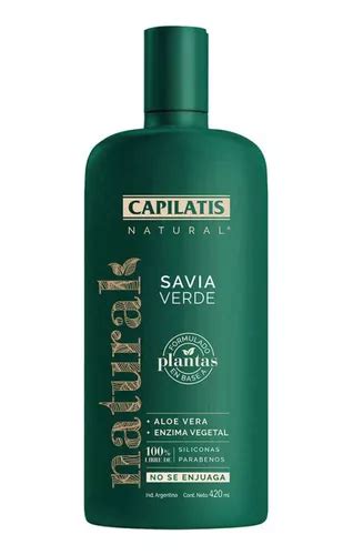 Capilatis Savia Verde X 420ml Sin Enjuague Aloe Y Enzimas MercadoLibre