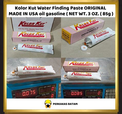 jual kolor kut water finding paste asli original   usa oil