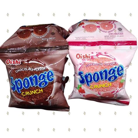 Jual Oishi Sponge Crunch Renceng Isi Bungkus Gram Rasa