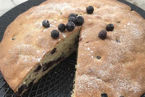 Gâteau aux myrtilles surgelées ou fraîches Jardipartage