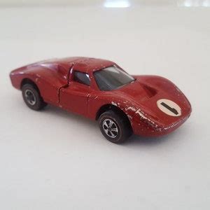 Vintage Redlines Hot Wheels By Mattel Enamel Red Paint Ford Mk IV Lemans Dan Gurney A J Foyt