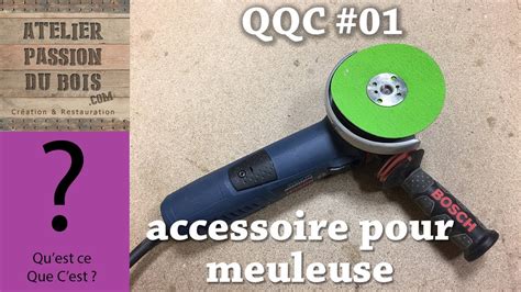 QQC 1 Plateau de ponçage pour meuleuse d angle YouTube