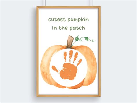 Halloween Handprint Art Printable Bundle Handprint Craft Etsy