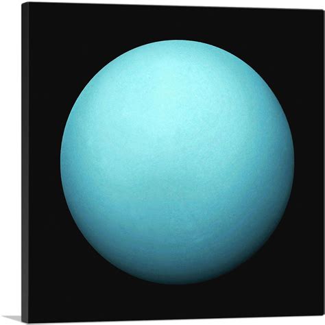 Artcanvas Planet Uranus Seventh Planet From The Sun Canvas Art Print Size 26 X 26 0 75