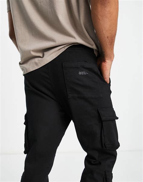 Black Cargo Pants For Men