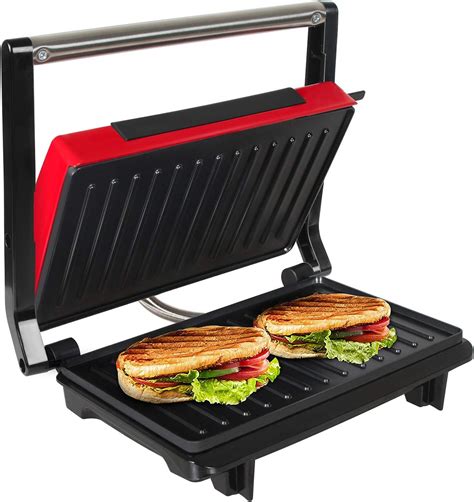 Ozavo Sandwichera Grill Panini Toast Parrilla El Ctrica Potencia De