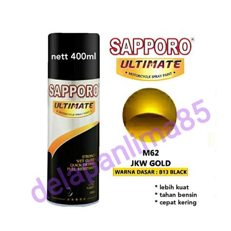 Jual Sapporo Ultimate M Gold K Gold Emas Cat Semprot Pylox Pilox