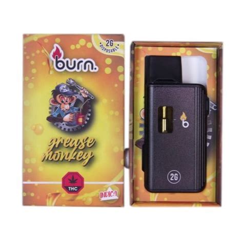 Burn Grease Monkey Grams Disposable Vapes Buy Weed Online