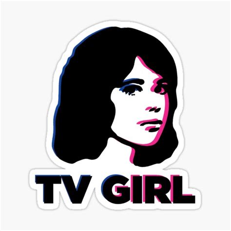 "TV Girl: Who Really Cares" Sticker for Sale by Scribbly McPiggles ...