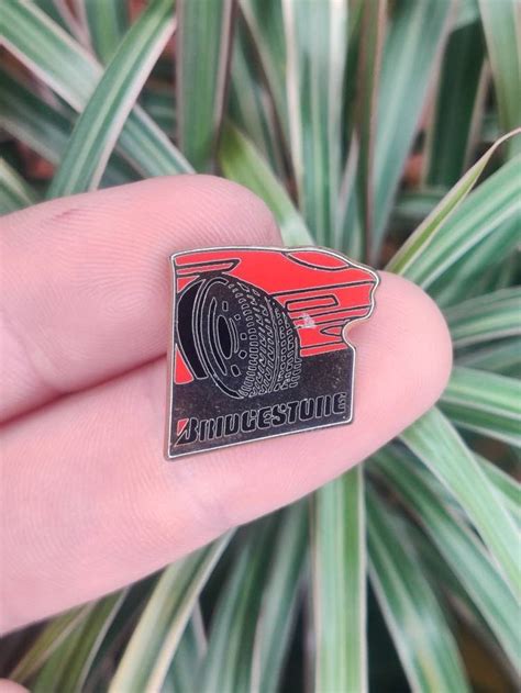 Bridgestone Tyres Vintage Enamel Lapel Pin Badge Etsy In 2024