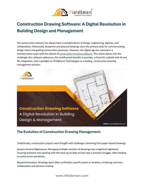 Construction Drawing Software A Digital Revolution in Building Design ...