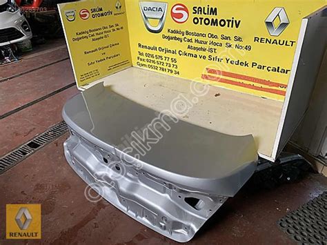 RENAULT MEGAN 4 BAGAJ KAPAĞI GRİ ORJİNAL ÇIKMA YEDEK PAR Çıkma Yedek